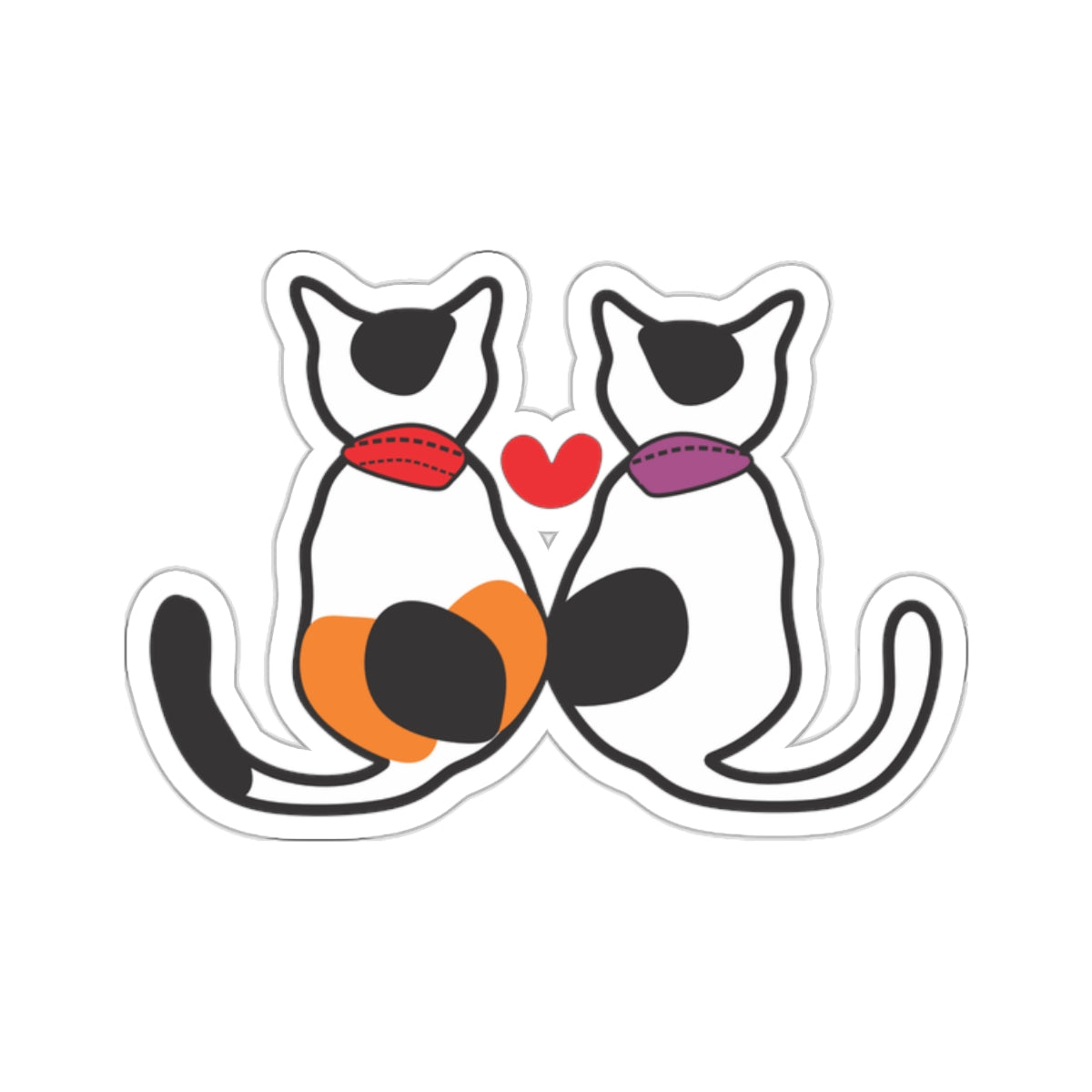 Cute Loving Cats Stickers 😻