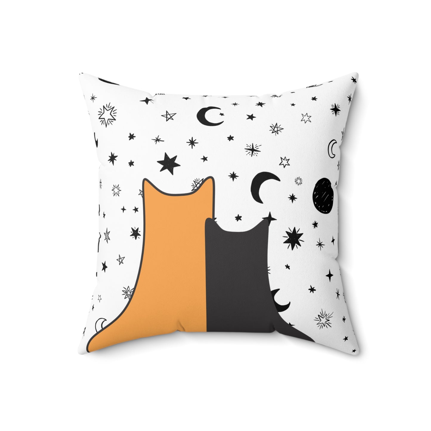 Cute Cats Spun Polyester Square Pillow 😻