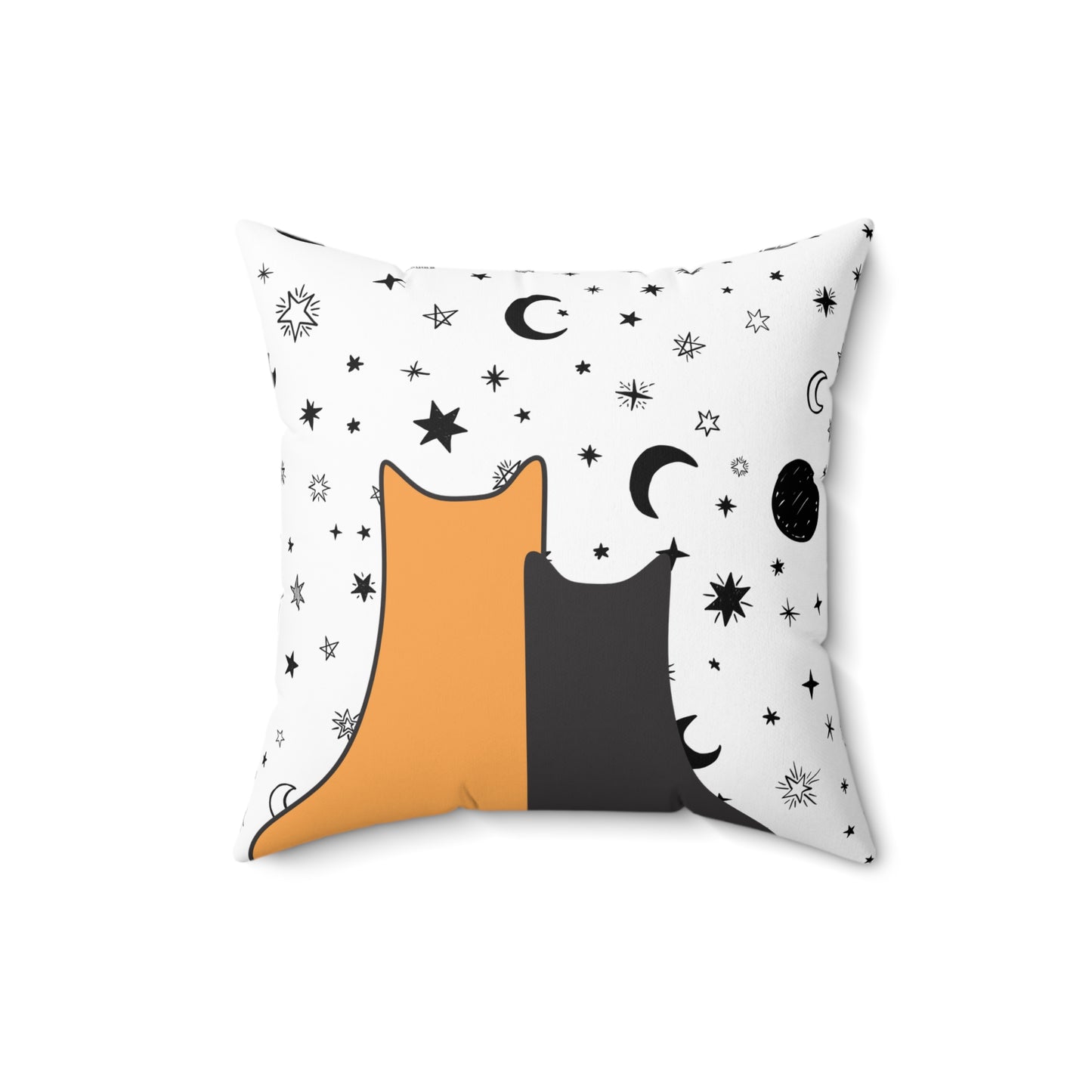 Cute Cats Spun Polyester Square Pillow 😻