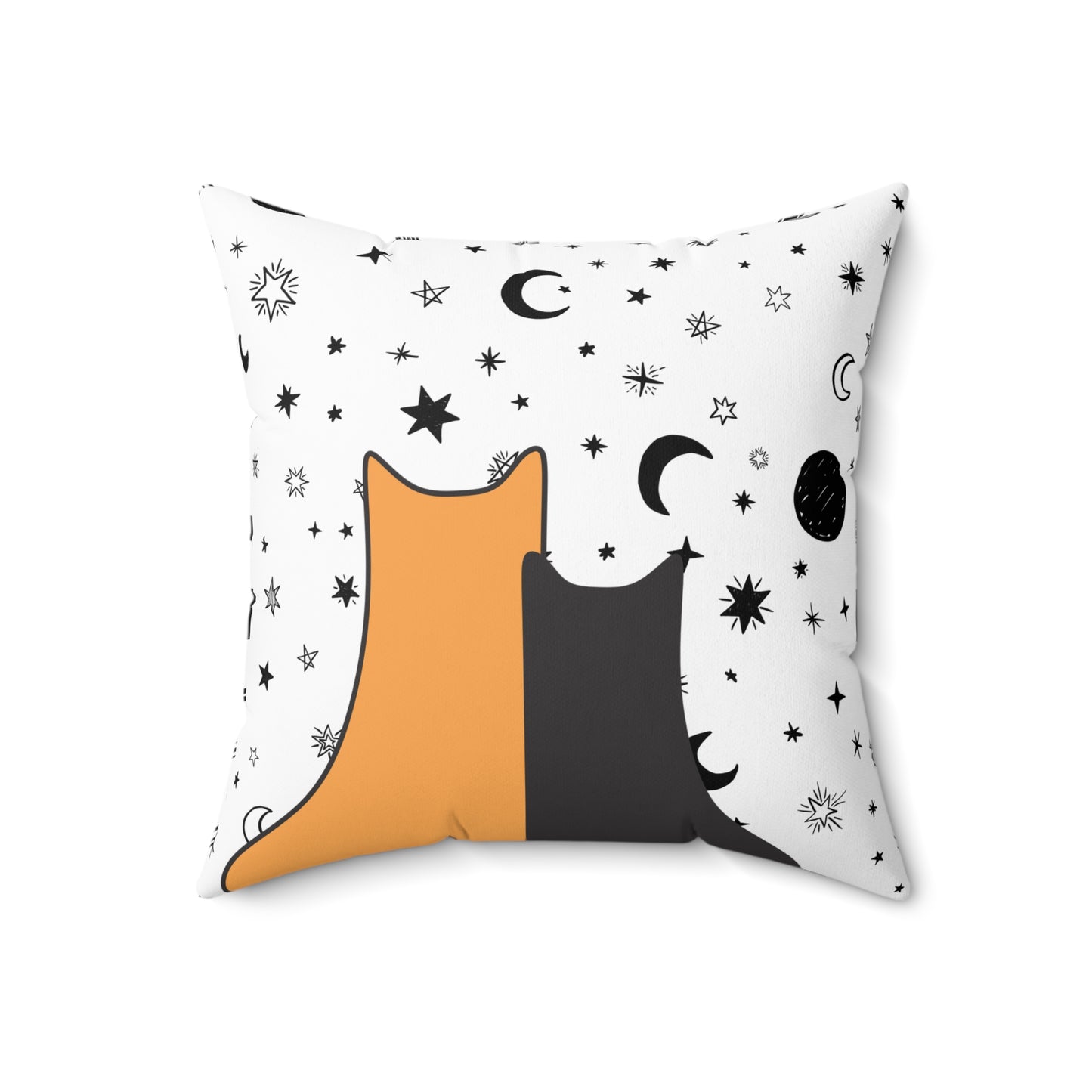 Cute Cats Spun Polyester Square Pillow 😻