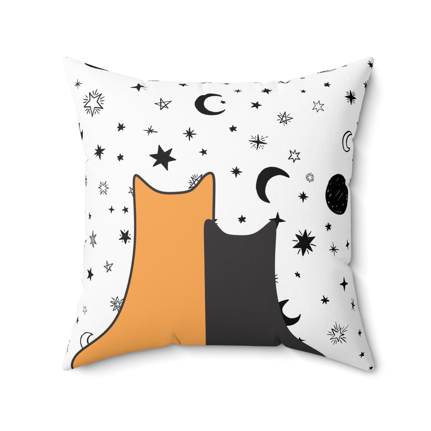 Cute Cats Spun Polyester Square Pillow 😻