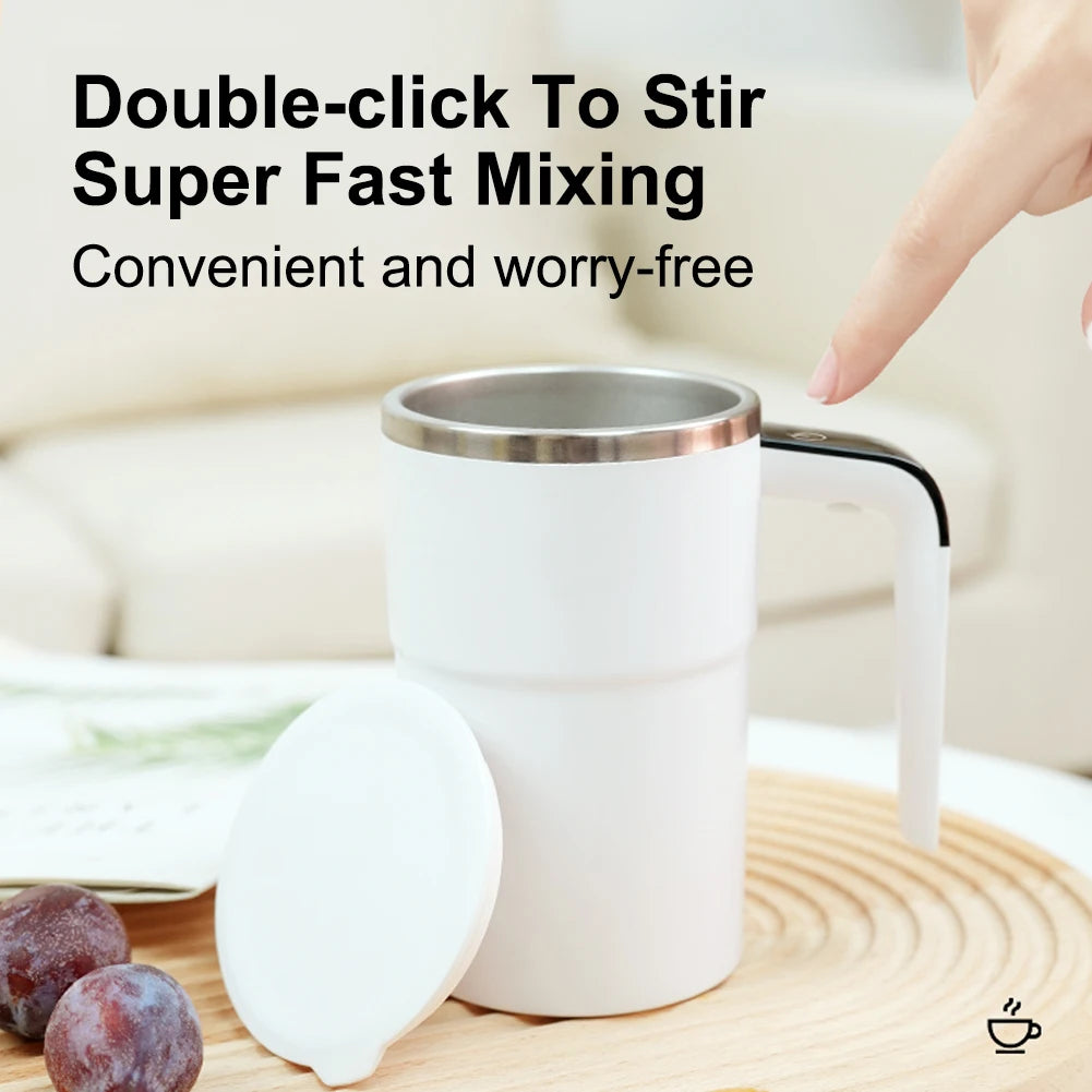 Automatic mix Stirring Coffee Mugs Portable Automatic Mixing Cup Rechargeable Self Stirring Cup With Thermometer For Home Office